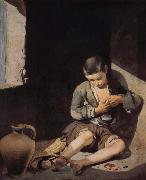 Bartolome Esteban Murillo Small beggar France oil painting artist